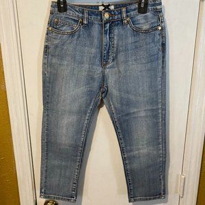 Minifix by Atelier Fixdesign ladies size 14 (14y or 14a) studded lightwash capri